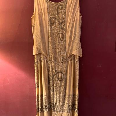Beaded dresses from the 1920s and 30s