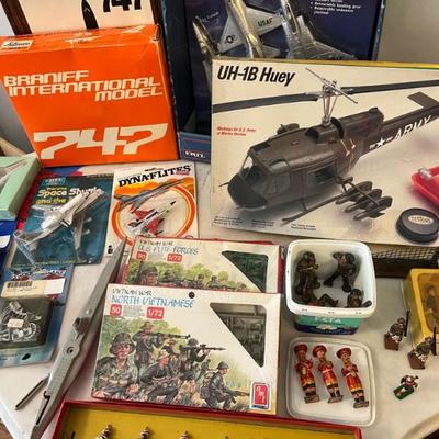 Lots of vintage toys, new in box