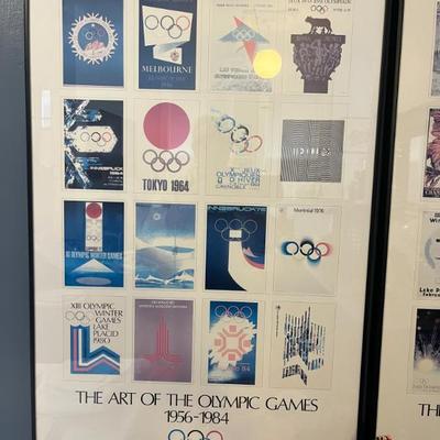 Olympics souvenirs and posters
