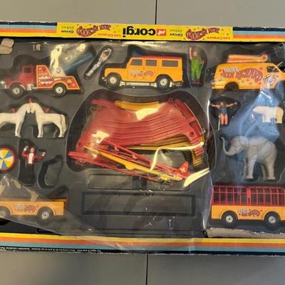 Corgi toy truck set, new in the box