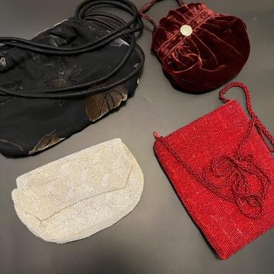 Vintage and antique beaded evening bags