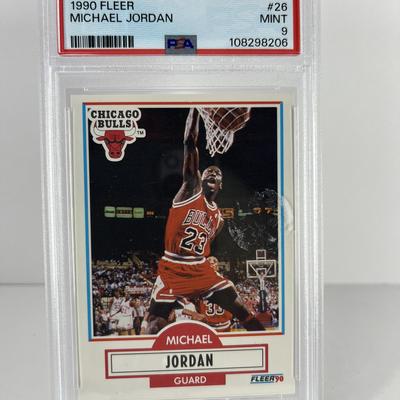 1990 Fleer Michael Jordan #26 – PSA 9