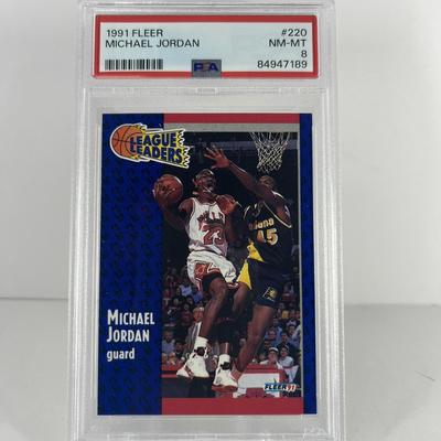 1991 Fleer Michael Jordan – PSA 8