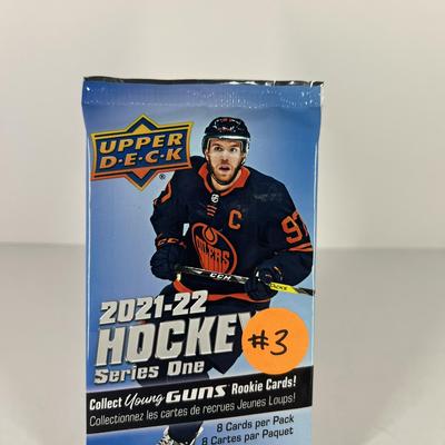 2021-22 Upper Deck Hockey Unopened Pack #3