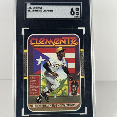 1987 Donruss Roberto Clemente – SGC 6