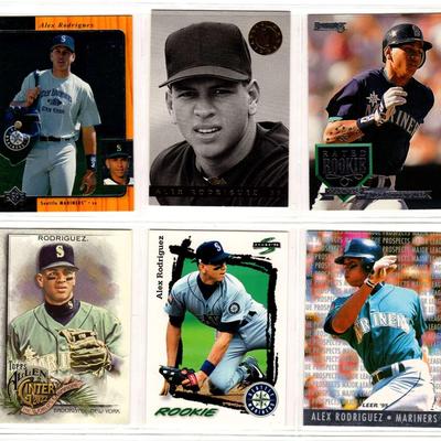 Alex Rodriguez Baseball Card Collection