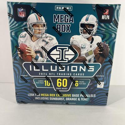 Factory Sealed 2024 Panini Illusions Football Mega Box