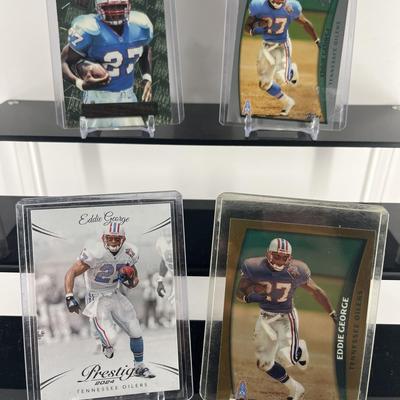 Eddie George Football Card Collection