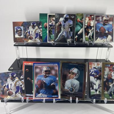 Warren Moon Football Card Collection
