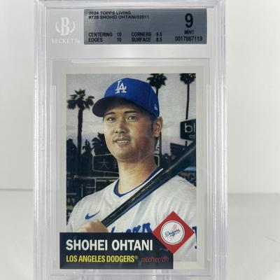 2024 Topps Living Set Shohei Ohtani – Beckett 9