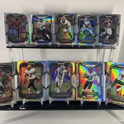 Silver Prizm Football Card Collection