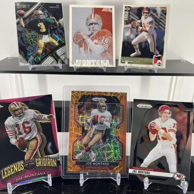 Joe Montana Football Card Collection