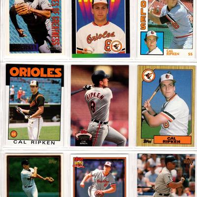 Cal Ripken Jr. Baseball Card Collection