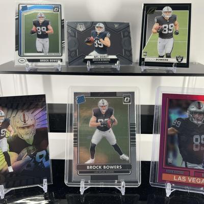 Brock Bowers Football Card Collection
