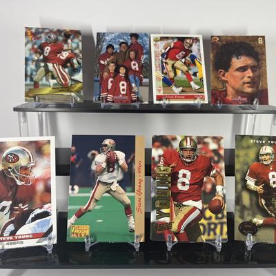 Steve Young Football Card Collection – Hall of Fame Quarterback