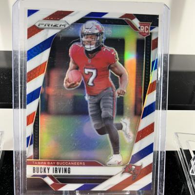 2024 Panini Prizm Red, White & Blue Rookie Card