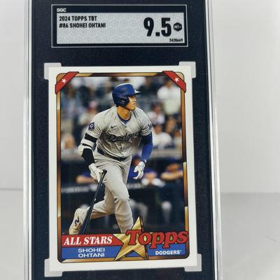 2024 Topps TBT Show Shohei Ohtani – SGC 9.5