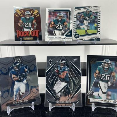 Saquon Barkley Football Card Collection