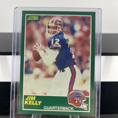 1989 Score Jim Kelly Football Card