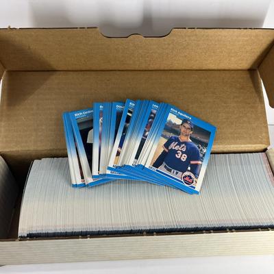 Large Collection of 1987 Fleer Clear Baseball Cards