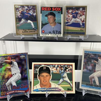 Roger Clemens Baseball Card Collection