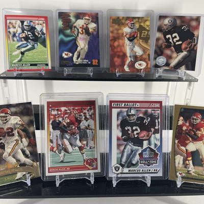 Marcus Allen Football Card Collection