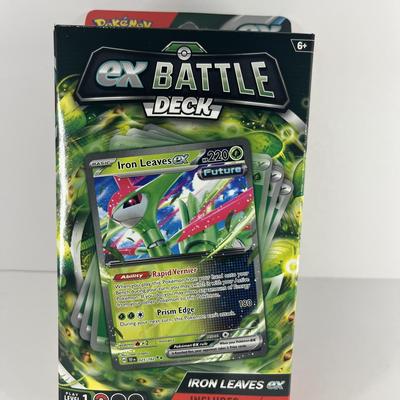 Factory Sealed Pokémon EX Battle Deck – Iron Leaves