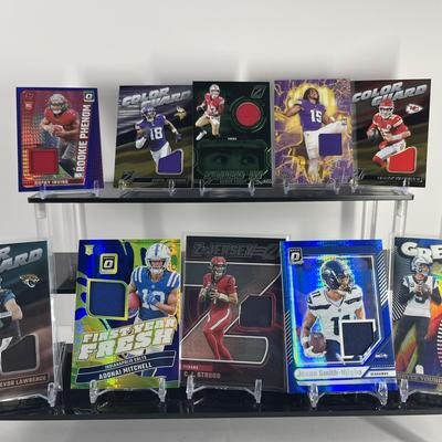 Modern Football Stars Jersey & Relic Card Collection