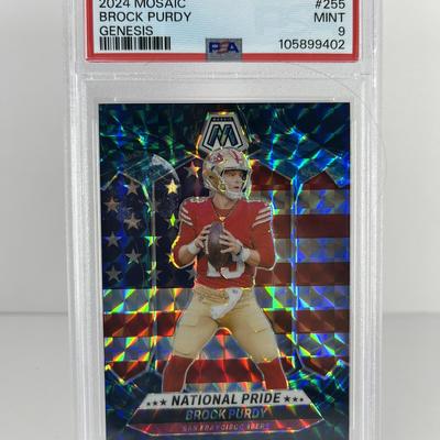 2024 Mosaic Brock Purdy National Pride Genesis – PSA 9