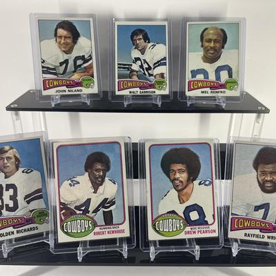1975 & 1976 Topps Football Card Collection – Dallas Cowboys