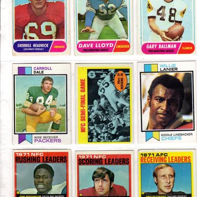 Football Card Collection – 1960s & 1970s #1