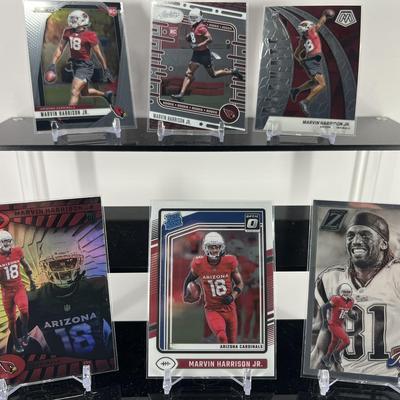 Marvin Harrison Jr. Football Card Collection