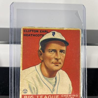1933 Goudey Cliff Heathcote – Iconic Vintage Baseball Card