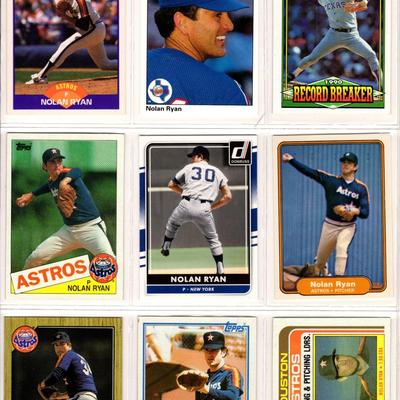 Nolan Ryan Baseball Card Collection