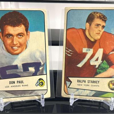 1954 Bowman Football Card Collection