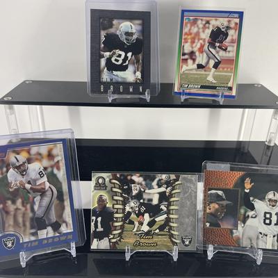 Tim Brown Football Card Collection