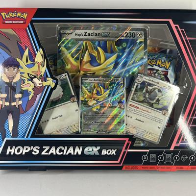 Pokemon HOPS ZACIAN EX Box - Factory Sealed