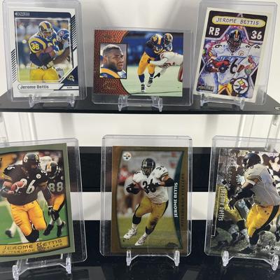 Jerome Bettis Football Card Collection