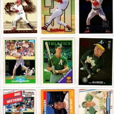 Mark McGwire Baseball Card Collection