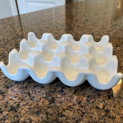 Sale Photo Thumbnail #38: Ceramic egg holder $7