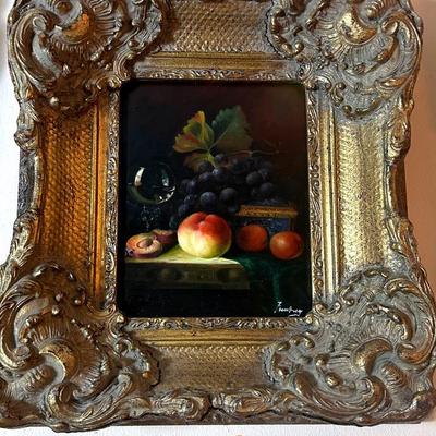AT110 Oil Painting Of Fruit