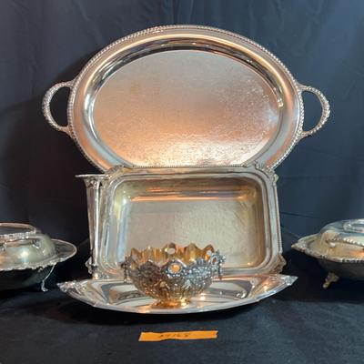 AT168 Silver Plated Buffet Items