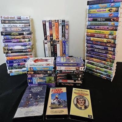 AT167 60+ VHS Walt Disney and Other Movies