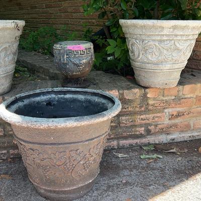 AT435 Resin Planters and Cement Planter