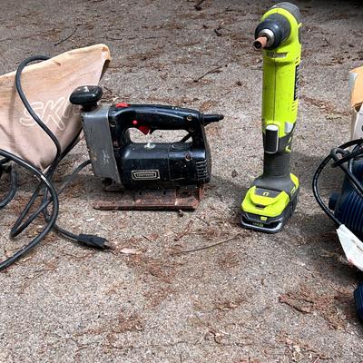 AT414 Power Tools - Sander, Air Compressor , Scroller And Drill