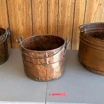 AT429 Unique Vintage Metal Buckets