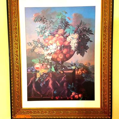 AT122 Framed Fruit Motiff