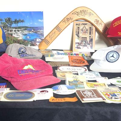 AT339 Seoul Korea ‘88 Olympics Hat And Global Stickers