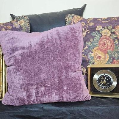 AT187 Large Pillows and Gold Tone Items 