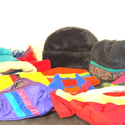 AT362 Fanny Pack And Pom Pom Hat Extravaganza 